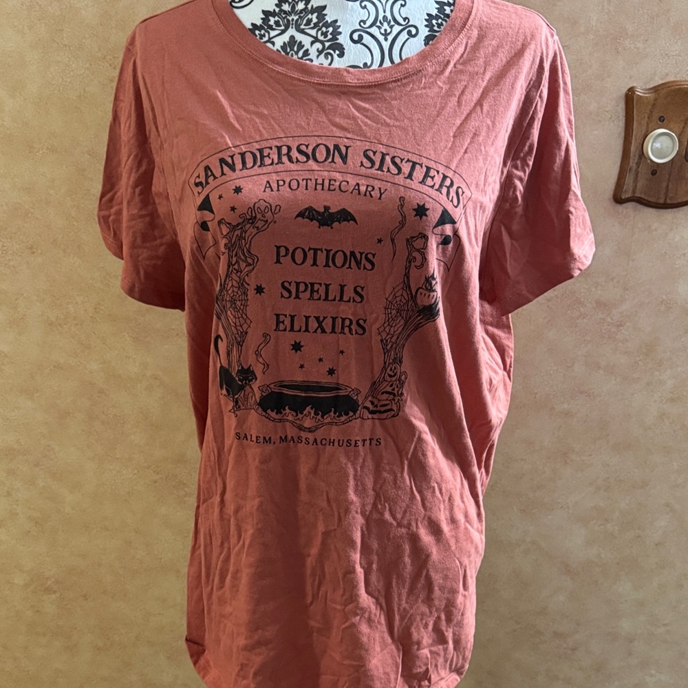 Disney Sanderson Sisters Rust Orange Graphic Tee